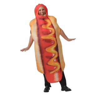 Spartys Hot Dog Costume Multicoloured