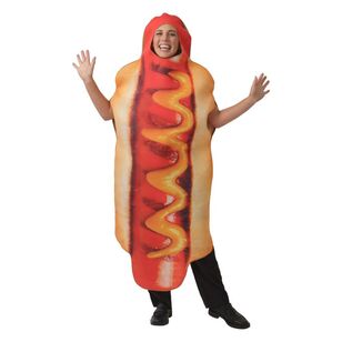 Spartys Hot Dog Costume Multicoloured