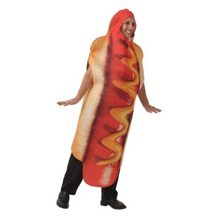 Spartys Hot Dog Costume Multicoloured