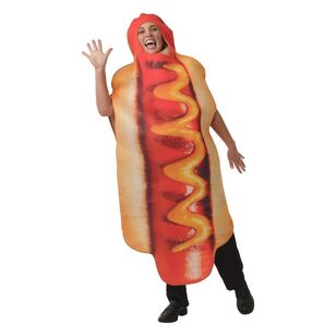 Spartys Hot Dog Costume Multicoloured