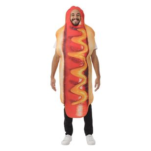 Spartys Hot Dog Costume Multicoloured