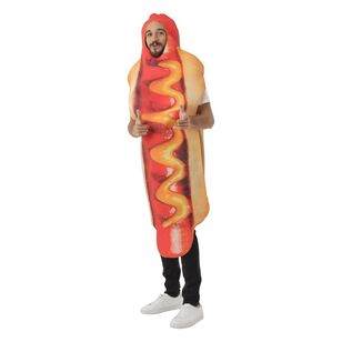 Spartys Hot Dog Costume Multicoloured