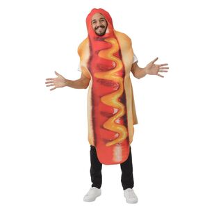 Spartys Hot Dog Costume Multicoloured