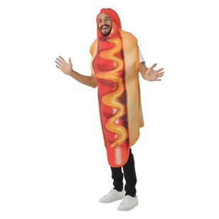 Spartys Hot Dog Costume Multicoloured