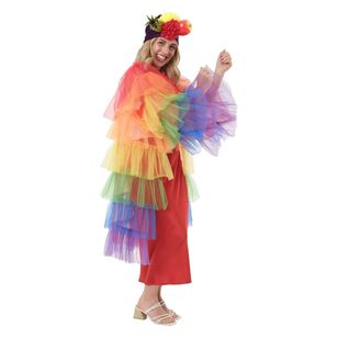 Spartys Rainbow Fruit Bolero with Hat Multicoloured