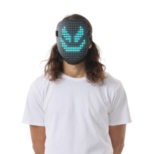 Spartys Led Light Up Expression Mask Multicoloured