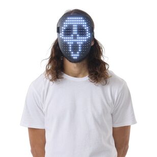 Spartys Led Light Up Expression Mask Multicoloured