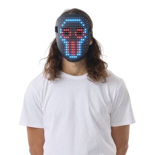 Spartys Led Light Up Expression Mask Multicoloured