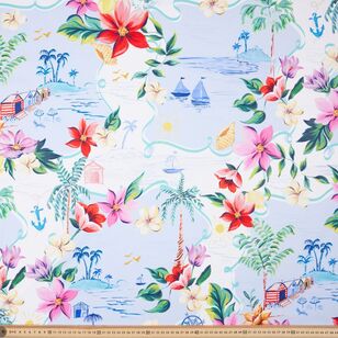 Paradise 112 cm Cotton Drill Fabric Multicoloured 112 cm