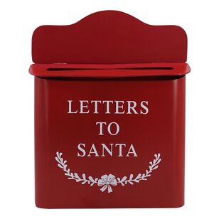 Jolly & Joy Christmas Letters to Santa Mail Box Red 29 x 40 x 36 cm