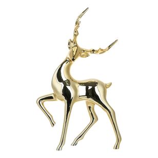 Jolly & Joy Christmas Large Reindeer  Gold 19 x 7 x 30 cm