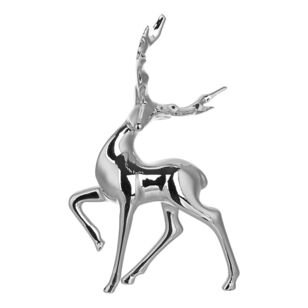 Jolly & Joy Christmas Small Reindeer  Silver 13 x 5.5 x 20 cm