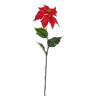 Jolly & Joy Christmas Single Poinsettia Red 62 cm