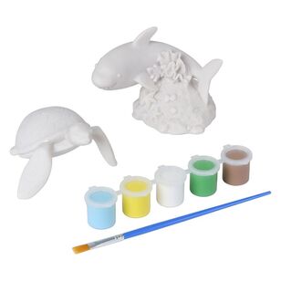 Club House Paint Your Own Sea Life Figurines Multicoloured