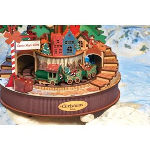 Robotime Rolife Christmas Melody Tree Music Box Kit Multicoloured