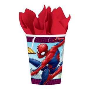 Amscan Spider-Man Webbed Wonder 266Ml Paper Cups  Red