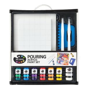 Art Saver Pouring Acrylic Paint Set Multicoloured