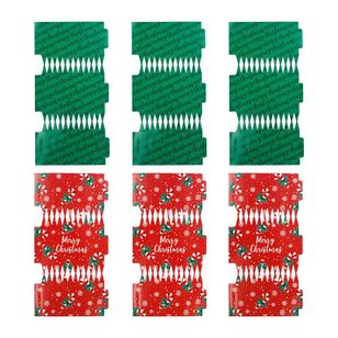 Jolly & Joy DIY Red and Green Bon Bon 6-pack Multicoloured