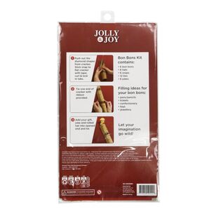 Jolly & Joy DIY Red and Gold Bon Bon 6-pack Multicoloured