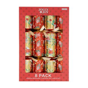 Jolly & Joy Cockatoo Christmas Bon Bon 8-Pack Multicoloured