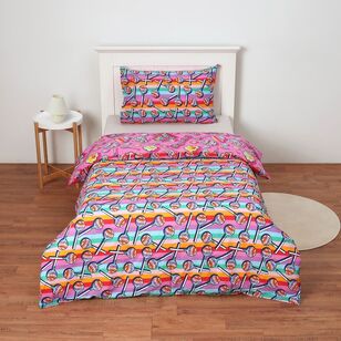 KOO Chupa Chups Quilt Cover Set Pink