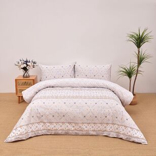 Brampton House Naomi Quilt Cover Set Natural