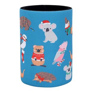 Jolly & Joy Christmas Aussie Animals Stubby Holder Multicoloured