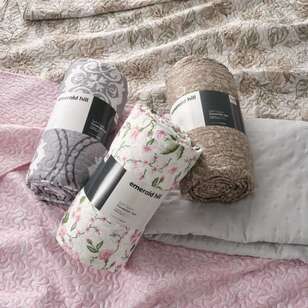 Emerald Hill Pinsonic Coverlet Set Assorted Queen