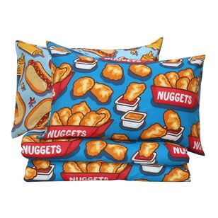 KOO Laura Wayne Chicken Nuggets Quilt Cover Set Blue