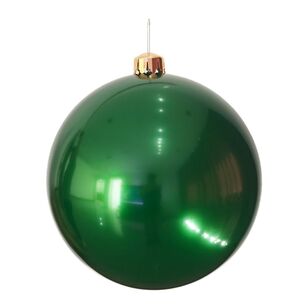 Jolly & Joy Medium Inflatable Christmas Bauble Green