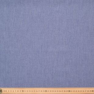 Plain 112 cm Chambray Poplin Fabric Dark Wash 112 cm