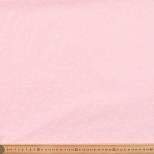 Broiderie Anglais 112 cm Polyester Blend Fabric Pink 112 cm