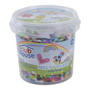 Club House 6000 Piece Melty Beads Starter Kit Multicoloured