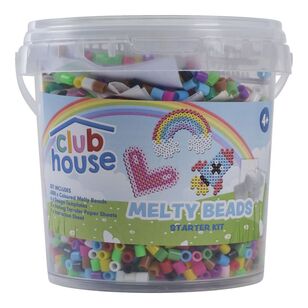 Club House 6000 Piece Melty Beads Starter Kit Multicoloured