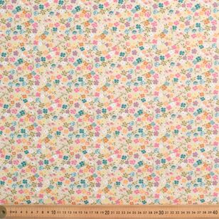 Emmaline 112 cm Cotton Poplin Fabric Multicoloured 112 cm