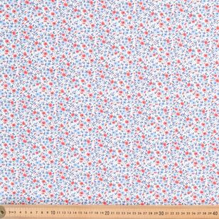 Ditsy Fields 112 cm Cotton Poplin Fabric Multicoloured 112 cm