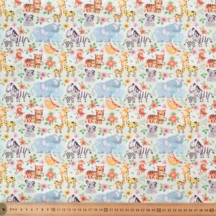 Zoo Life 112 cm Cotton Poplin Fabric Multicoloured 112 cm