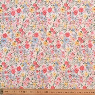 Lucy Lou 112 cm Cotton Poplin Fabric Multicoloured 112 cm