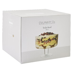 Culinary Co Christmas Trifle Bowl Clear L