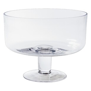 Culinary Co Christmas Trifle Bowl Clear L