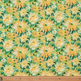 Chrysanthemum 135 cm Cotton Lawn Fabric Multicoloured 135 cm