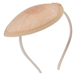 Maria George Tear Drop Fascinator Base Natural