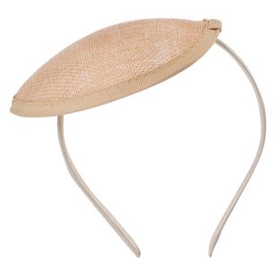 Maria George Tear Drop Fascinator Base Natural