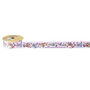 Disney Winnie the Pooh Christmas Ribbon Pink 25 mm x 3 m