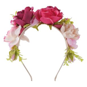 Maria George Pretty In Pink Flower Crown Pink