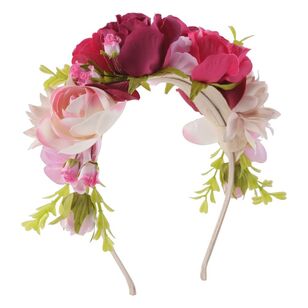 Maria George Pretty In Pink Flower Crown Pink