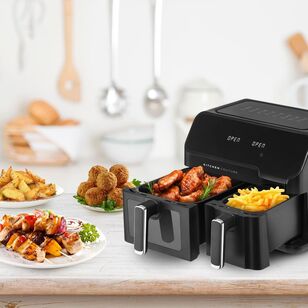 Kitchen Couture Flex View Air Fryer Black 10 L