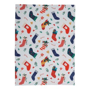 Jolly & Joy Christmas Merry & Bright Tea Towel 2 Pack Multicoloured 50 x 70 cm