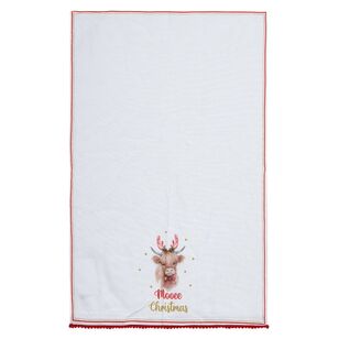 Jolly & Joy Christmas Mooee Tea Towel 2 Pack Multicoloured 50 x 70 cm