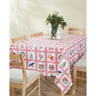 Jolly & Joy Christmas Patchwork Tablecloth Multicoloured